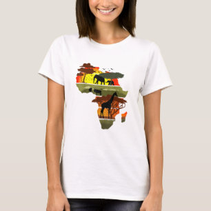 Camiseta Vida salvaje del continente africano Sunset Safari