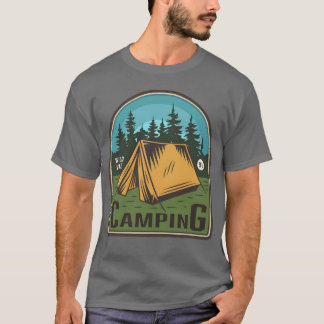 Camiseta VIDA SILVESTRE 91 CAMPAMENTO vintage