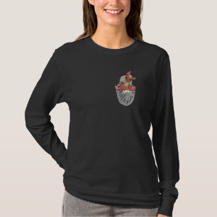 Camiseta Vida silvestre de Armadillo Animal Pocket Armadill