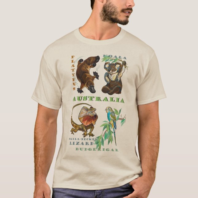 Camiseta Vida silvestre de Australia (Anverso)