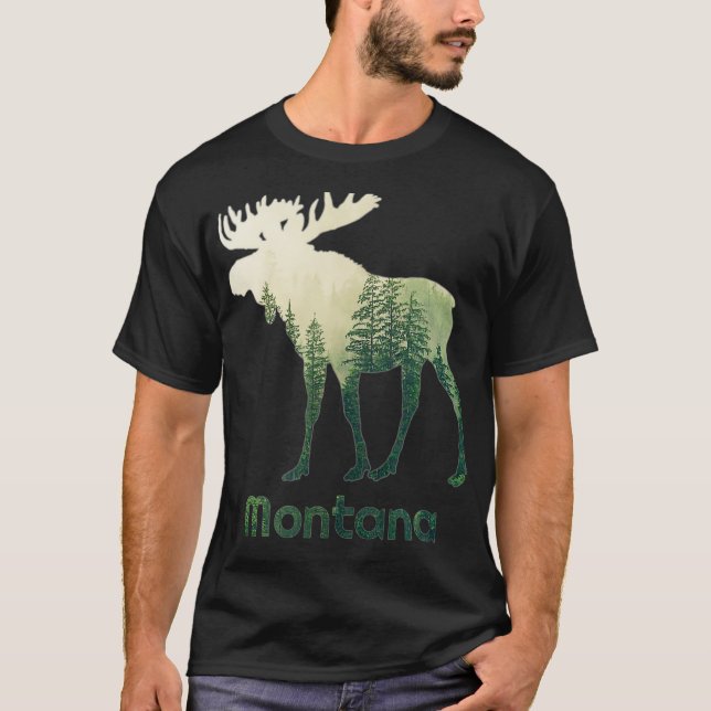 Camiseta Vida silvestre de la caza de árboles forestales de (Anverso)