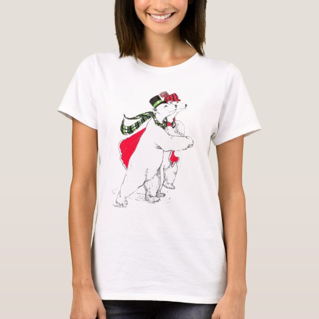 Camiseta Vida silvestre de los Navidades Whimsical de Alask (Anverso)