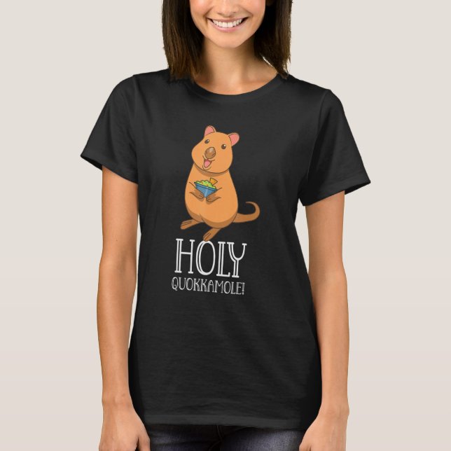 Camiseta Vida silvestre de Quokkamole Guacamole Quokka Agua (Anverso)