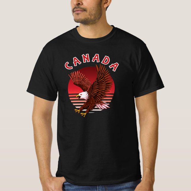 Camiseta Vida silvestre del águila calva - Canadá (Anverso)