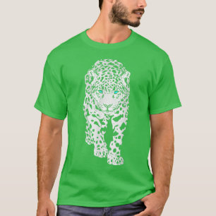 Camiseta Vida silvestre del gato grande del leopardo de las