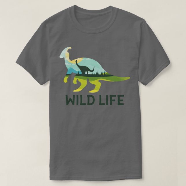 Camiseta Vida silvestre Dino (Diseño del anverso)