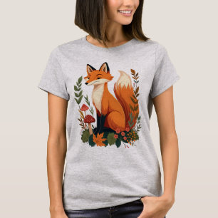 Camiseta Vida silvestre estética de la torta de algodón de