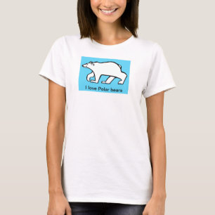 Camiseta Vida silvestre - Me encantan los OSOS POLARES - Gr