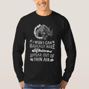 Camiseta Vida silvestre rinoceronte Chubby Animal Safari Rh