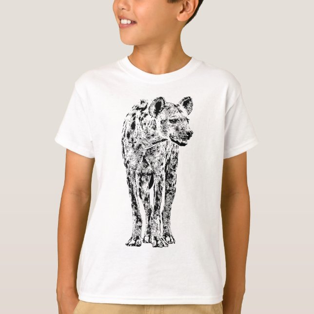 Camiseta Vida silvestre Spots Hyena para fans de Hyena (Anverso)