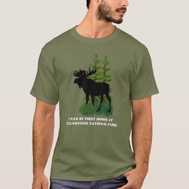 Camiseta Vida silvestre Unisex Moose Lover en el Parque Yel (Anverso)