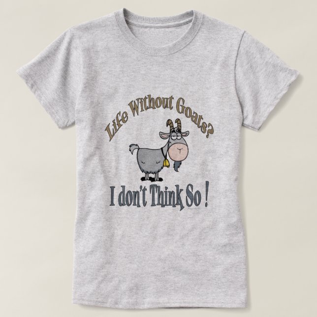 Camiseta VIDA SIN CABRAS | por TotallyGoatally™ (Diseño del anverso)