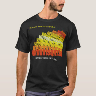 Camiseta Vida sin equilibrio de Koyaanisqatsi 1982