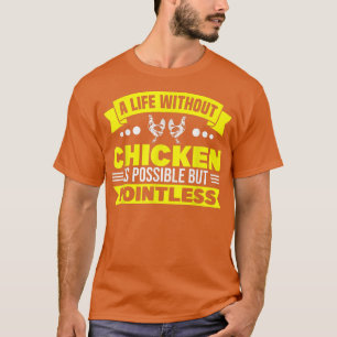 Camiseta Vida sin pollo Agricultor sin punto de contacto