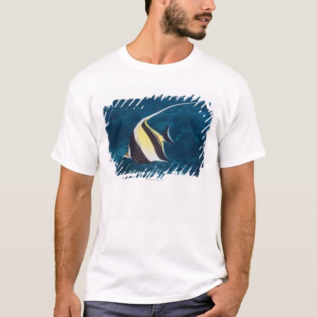 Camiseta Vida subacuática; PESCADOS: Un ídolo del Moorish (Anverso)