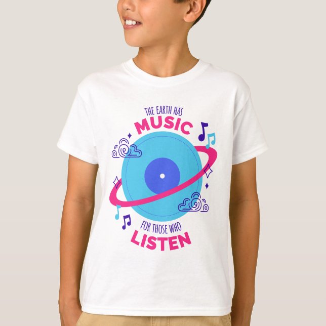 Camiseta Vida Uniforme de Música de Elementos (Anverso)