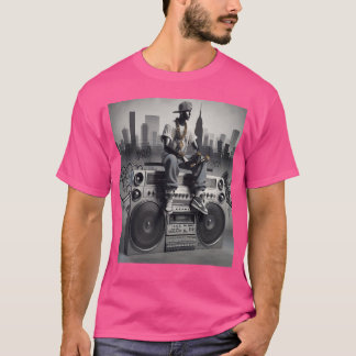 Camiseta vida urbana en los 80 y principios de los 90 chica