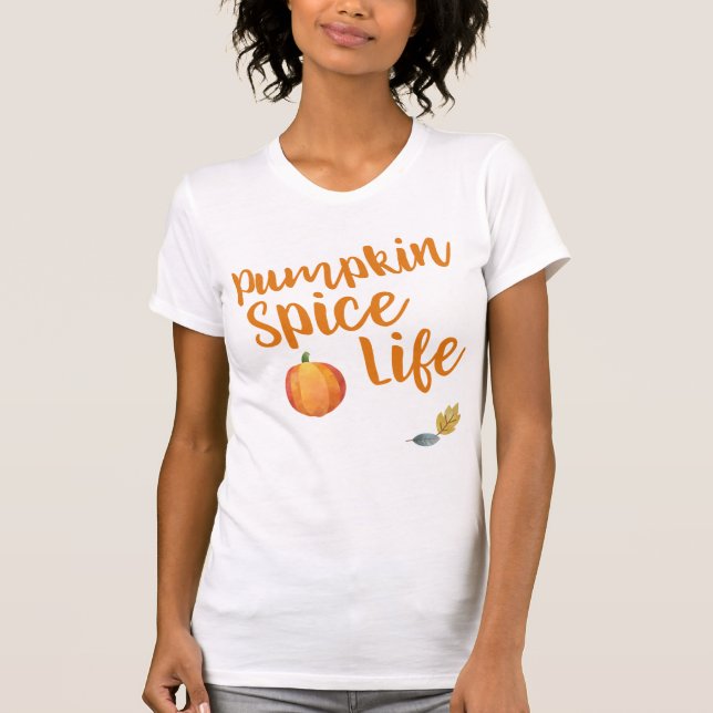 Camiseta Vida útil de las especias de calabaza 2 (Anverso)