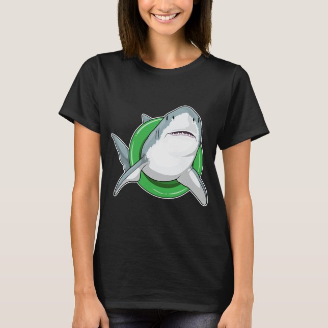 Camiseta Vida útil de natación de tiburón (Anverso)