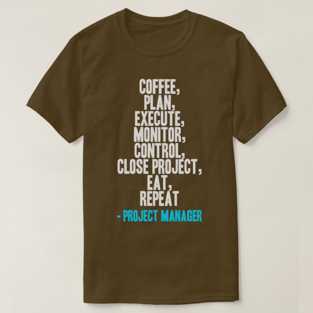 Camiseta Vida útil de Project Manager (Diseño del anverso)