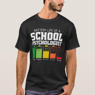 Camiseta Vida útil de un psicólogo escolar