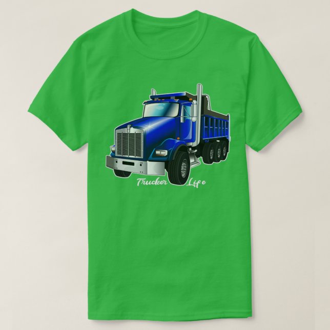 Camiseta Vida útil del camionero (Diseño del anverso)