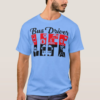 Camiseta Vida útil del conductor del bus 7