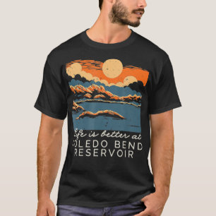 Camiseta Vida útil del embalse Toledo Bend 
