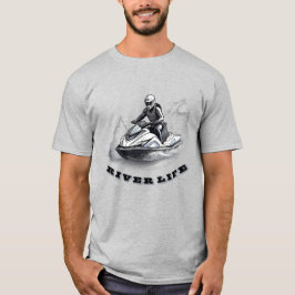 Camiseta Vida útil del río Ski Jet