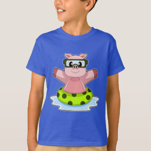 Camiseta Vida útil del verano del cerdo