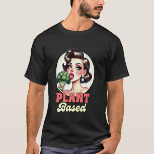 Camiseta Vida Vegana Vegetariano Amante del Brócoli Verdura