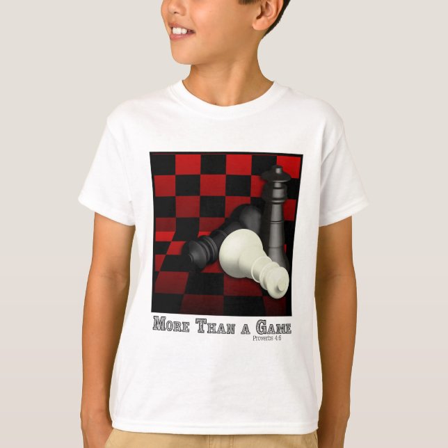 Camiseta Vida y ajedrez (Anverso)
