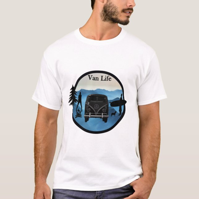 Camiseta Vida y aventura de Van (Anverso)
