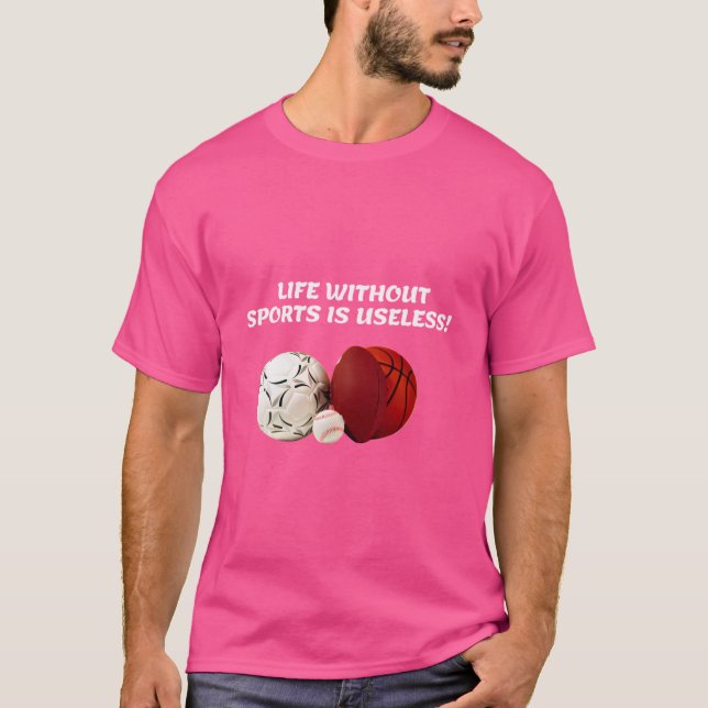 Camiseta Vida Y Deportes (Anverso)