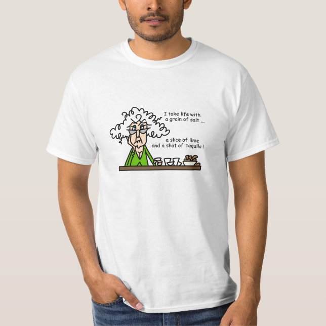 Camiseta Vida y humor tequila (Anverso)