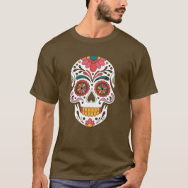Camiseta Vida y muerte" - Colección de cráneo de azúcar