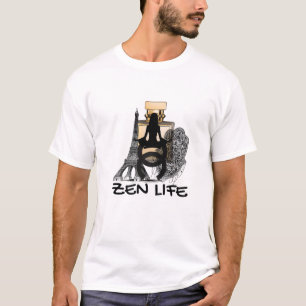 Camiseta Vida zen, estilo yoga, yoga de moda, regalo de yog