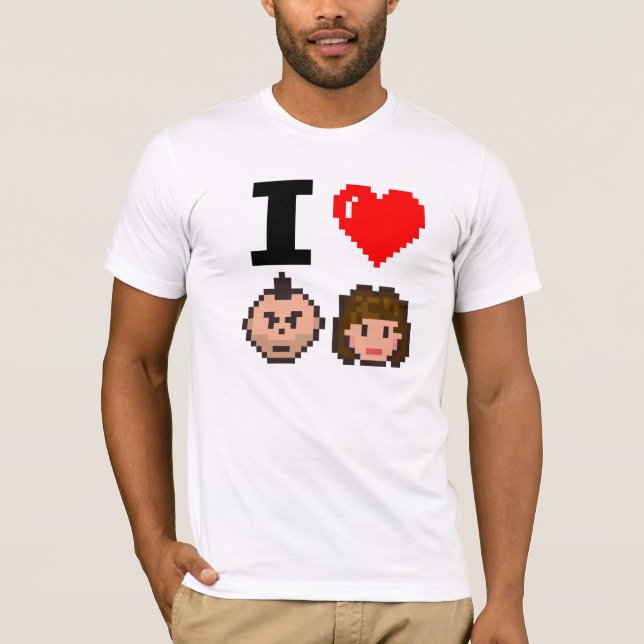 Camiseta Vidas adicionales I <3 TV (Anverso)
