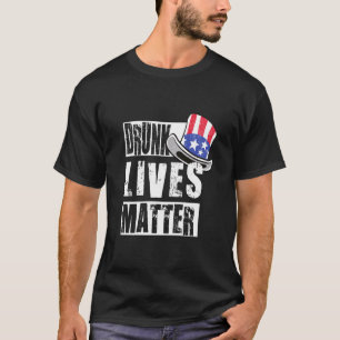 Camiseta Vidas Borrachas Importan Divertido 4 de Julio con