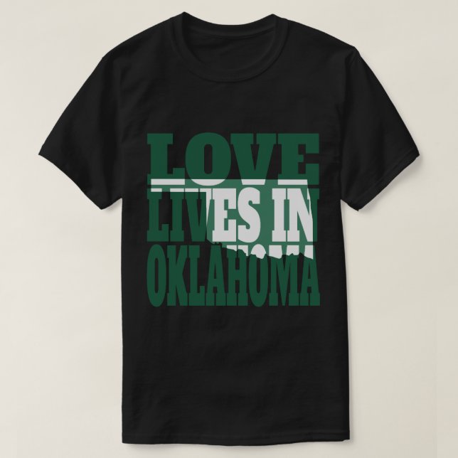 Camiseta Vidas de amor en Oklahoma (Diseño del anverso)