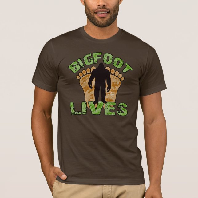 Camiseta Vidas de Bigfoot (Anverso)