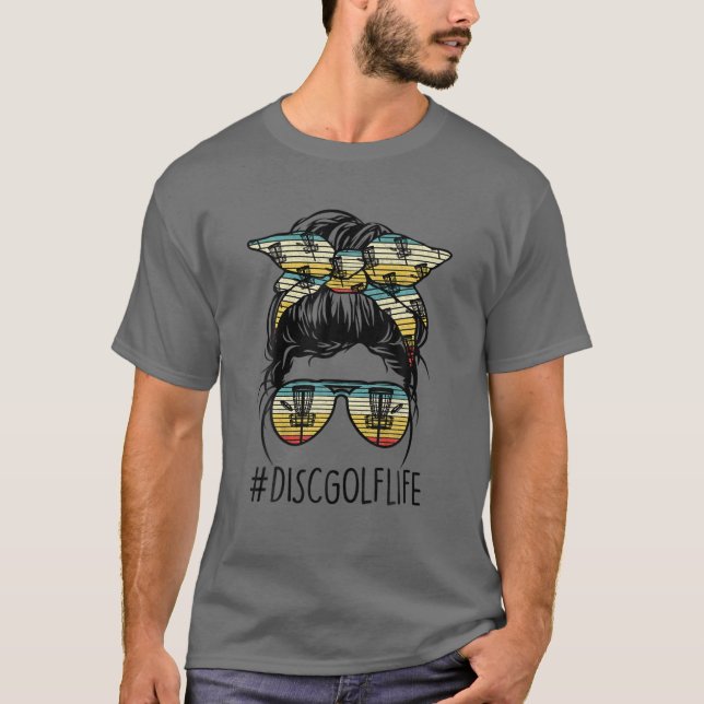 Camiseta Vidas de Golf en Disco Mujeres Gafas De Pelo Desor (Anverso)