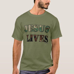Camiseta Vidas de Jesús - ejército/verde del cansancio