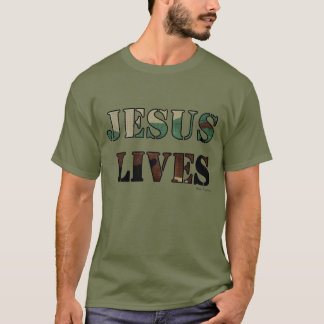 Camiseta Vidas de Jesús - ejército/verde del cansancio
