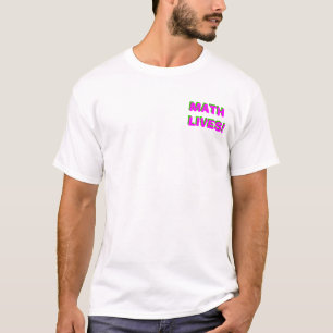 CAMISETA ¡VIDAS DE LA MATEMÁTICAS!