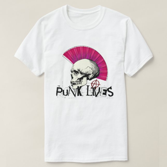 Camiseta Vidas de punk (Diseño del anverso)