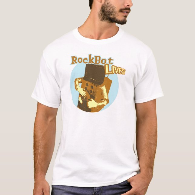Camiseta ¡Vidas de Rockbot! (Anverso)