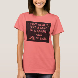 Camiseta Vidas del videojugador