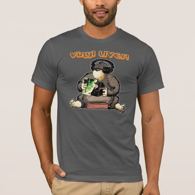 Camiseta Vidas del vinilo (Anverso)