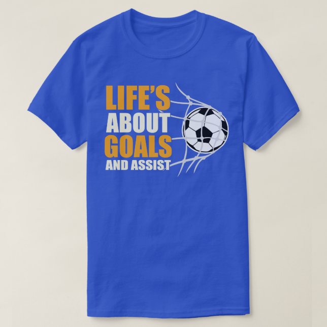 Camiseta Vidas sobre objetivos y asistencia (Diseño del anverso)